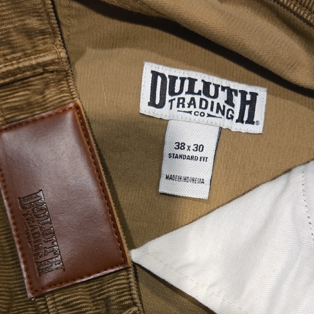 Duluth Trading Co Men's Dark Tan Corduroy Pants - Picture 3 of 6